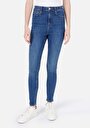 thumb-Afficher les détails de 760 Diana Pantalon Bleu Super Skinny Leg High Rise En Jean Skinny Fit Femme