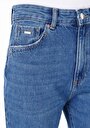 thumb-Afficher les détails de 884 Lauren Pantalon Bleu   En  Straight Fit Femme
