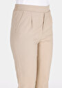 thumb-Afficher les détails de Pantalon Vizon Straight Leg High Rise En Sergé Regular Fit Femme