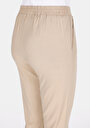 thumb-Afficher les détails de Pantalon Vizon Straight Leg High Rise En Sergé Regular Fit Femme