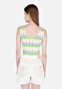 thumb-Afficher les détails de Tricot Multicolou Slim Fit  Femme