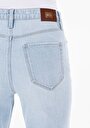 thumb-Afficher les détails de 896  Maria Pantalon  Tapered Leg High Rise En  Mom Fit Femme