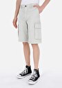 thumb-Afficher les détails de Short Blanc Regular Fit Homme