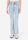 thumb-Afficher les détails de 771 Emery Pantalon Bleu   En  Regular Fit Femme
