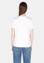thumb-Afficher les détails de T-shirt À Manches Courtes Blanc Regular Fit Brodé Femme