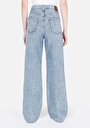 thumb-Afficher les détails de 970 Berry Pantalon Bleu   En  Regular Fit Femme