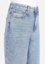 thumb-Afficher les détails de 970 Berry Pantalon Bleu   En  Regular Fit Femme