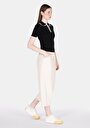 thumb-Afficher les détails de Pantalon De Survêtement Blanc Regular Fit Femme