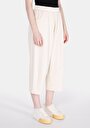 thumb-Afficher les détails de Pantalon De Survêtement Blanc Regular Fit Femme