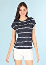 thumb-Afficher les détails de T-shirt À Manches Courtes Marine Regular Fit  Femme
