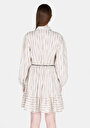 thumb-Afficher les détails de Robe Beige Regular Fit    Femme