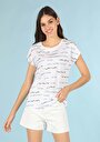 thumb-Afficher les détails de T-shirt À Manches Courtes Blanc Regular Fit  Femme