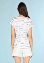 thumb-Afficher les détails de T-shirt À Manches Courtes Blanc Regular Fit  Femme