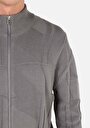 thumb-Afficher les détails de Cardigan Tricot Gris Regular Fit Homme