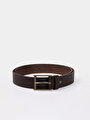 thumb-Afficher les détails de Ceinture Marron Modern Fit Homme