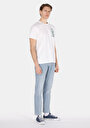 thumb-Afficher les détails de T-shirt À Manches Courtes Blanc Regular Fit Droit Homme