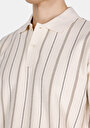 thumb-Afficher les détails de T-shirt Polo À Manches Courtes Ecru Jakarli Comfort Fit Homme