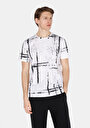 thumb-Afficher les détails de T-shirt À Manches Courtes Blanc Regular Fit Imprimé Homme