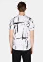 thumb-Afficher les détails de T-shirt À Manches Courtes Blanc Regular Fit Imprimé Homme