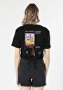 thumb-Afficher les détails de T-shirt À Manches Courtes Noir Regular Fit  Femme