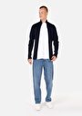 thumb-Afficher les détails de Cardigan Tricot Marine Slim Fit Homme