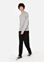 thumb-Afficher les détails de Pull Gris Comfort Fit Manches Longues  Homme