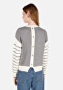 thumb-Afficher les détails de Pull Ecru Regular Fit Manches Longues  Femme