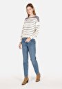 thumb-Afficher les détails de Pull Ecru Regular Fit Manches Longues  Femme