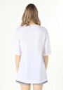 thumb-Afficher les détails de T-shirt À Manches Courtes Blanc Regular Fit  Femme