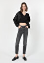 thumb-Afficher les détails de 703 Carla Pantalon Denim Straight Leg  En  Slim Fit Femme