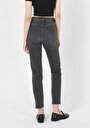 thumb-Afficher les détails de 703 Carla Pantalon Denim Straight Leg  En  Slim Fit Femme