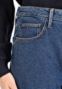 thumb-Afficher les détails de 970 Berry Pantalon Bleu Wide Leg  En  Regular Fit Femme