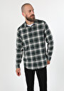 thumb-Afficher les détails de Chemise À Manches Longues Vert Regular Fit   Homme