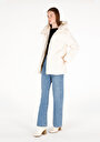 thumb-Afficher les détails de Veste Blanc Regular Fit Manches Longues  Polyester Femme