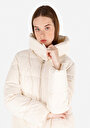 thumb-Afficher les détails de Veste Blanc Regular Fit Manches Longues  Polyester Femme
