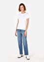 thumb-Afficher les détails de 884 Lauren Pantalon    En  Straight Fit Femme