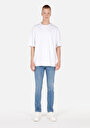 thumb-Afficher les détails de 044 Karl Pantalon Denim Straight Leg Low Rise En Jean Straight Fit Homme