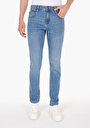thumb-Afficher les détails de 044 Karl Pantalon Denim Straight Leg Low Rise En Jean Straight Fit Homme