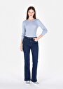 thumb-Afficher les détails de 791 Monica Pantalon Denim Bootcut Medium Rise En Jean Regular Fit Femme
