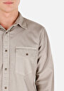 thumb-Afficher les détails de Chemise À Manches Longues Blanc Regular Fit Droit Sergé Homme
