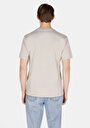 thumb-Afficher les détails de T-shirt À Manches Courtes Beige Comfort Fit Droit Homme