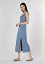thumb-Afficher les détails de Robe Bleu Slim Fit    Femme