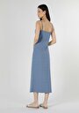 thumb-Afficher les détails de Robe Bleu Slim Fit    Femme