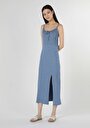 thumb-Afficher les détails de Robe Bleu Slim Fit    Femme