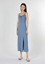 thumb-Afficher les détails de Robe Bleu Slim Fit    Femme