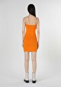 thumb-Afficher les détails de Robe Orange Slim Fit    Femme