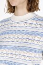 thumb-Afficher les détails de Tricot Blanc Regular Fit  Femme