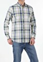 thumb-Afficher les détails de Chemise À Manches Longues Marine Regular Fit   Homme