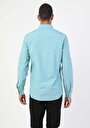 thumb-Afficher les détails de Chemise À Manches Longues Vert Regular Fit   Homme