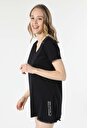 thumb-Afficher les détails de T-shirt À Manches Courtes Noir Regular Fit  Femme